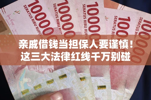 北京亲戚借钱当担保人要谨慎！这三大法律红线千万别碰