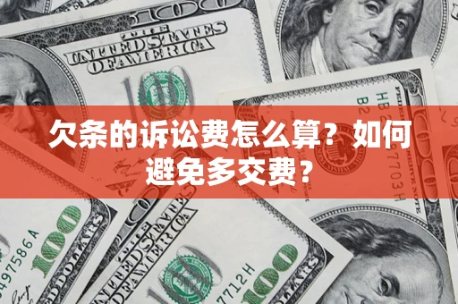 北京欠条的诉讼费怎么算？如何避免多交费？